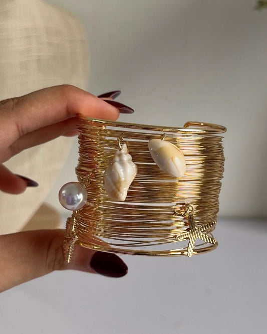 Gold-Coast Coiled Bracelet