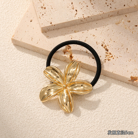 Daisy Statement Metal Hair Tie