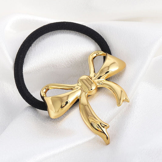 Pinteresty Bow Statement Metal Hair tie
