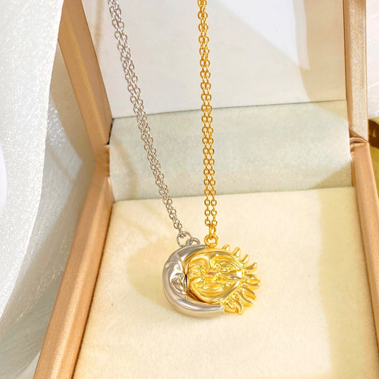 The Sun to my Moon! Necklace (combo)