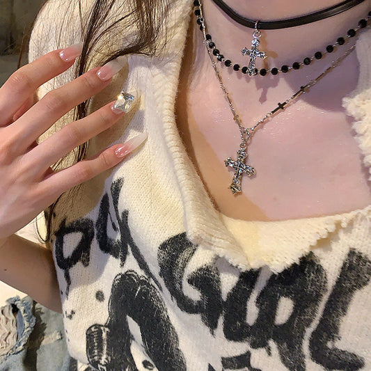 Crossed in Shadows Necklace