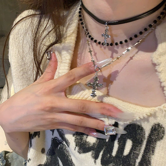 Crossed in Shadows Necklace