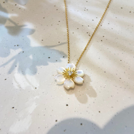Ivory Sakura Necklace