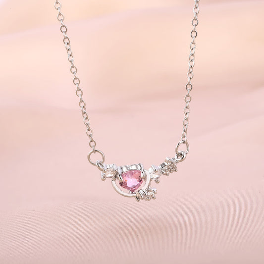 Lover’s Gaze Pink Necklace