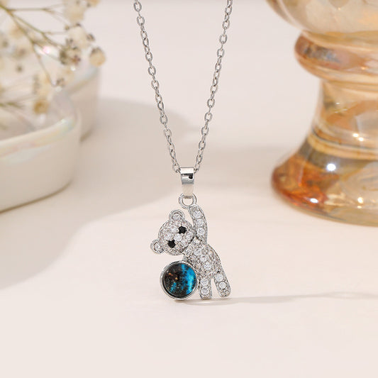 Baby-Bear Galaxy Necklace