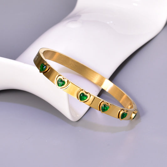 Love-struck in Emerald! Bracelet