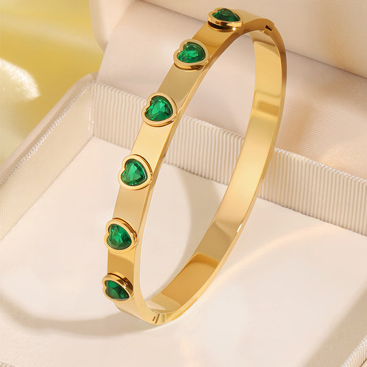 Love-struck in Emerald! Bracelet