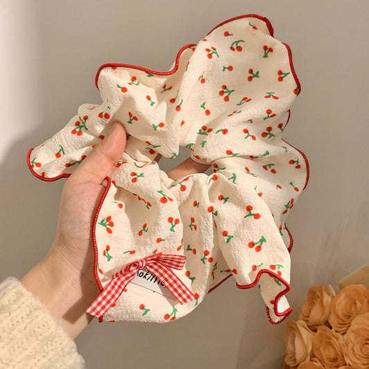 Summer Fling Cherry Scrunchie