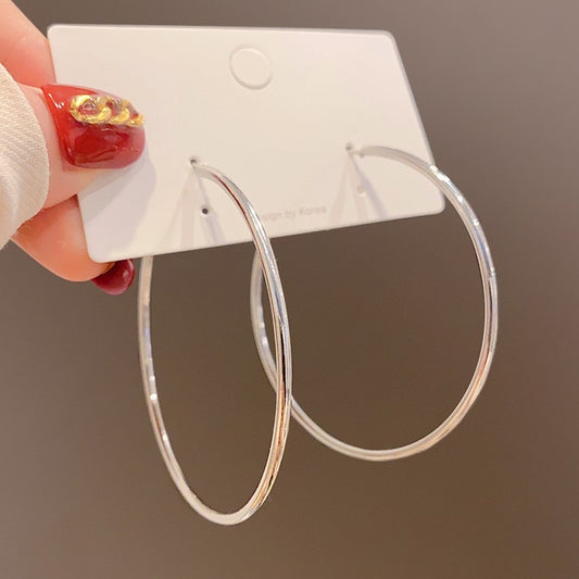 Lunar Halo Hoop Earrings