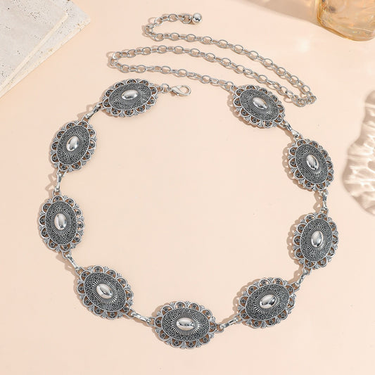 Seraphine Silver Vintage Waist Chain