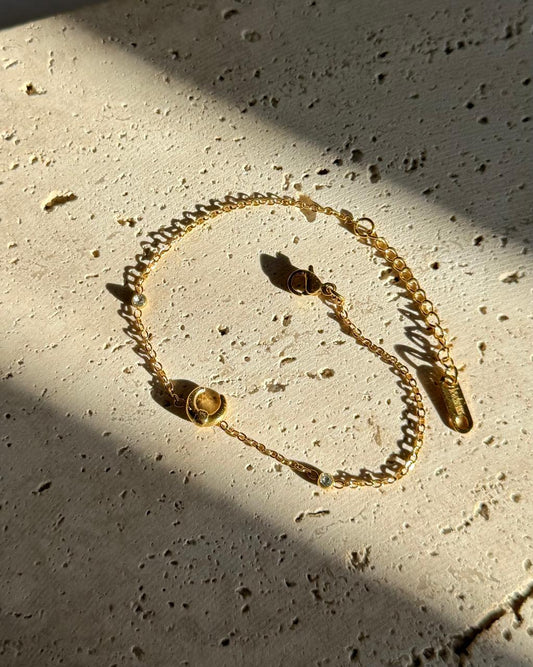 Golden Crescent Bracelet