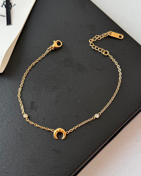 Golden Crescent Bracelet