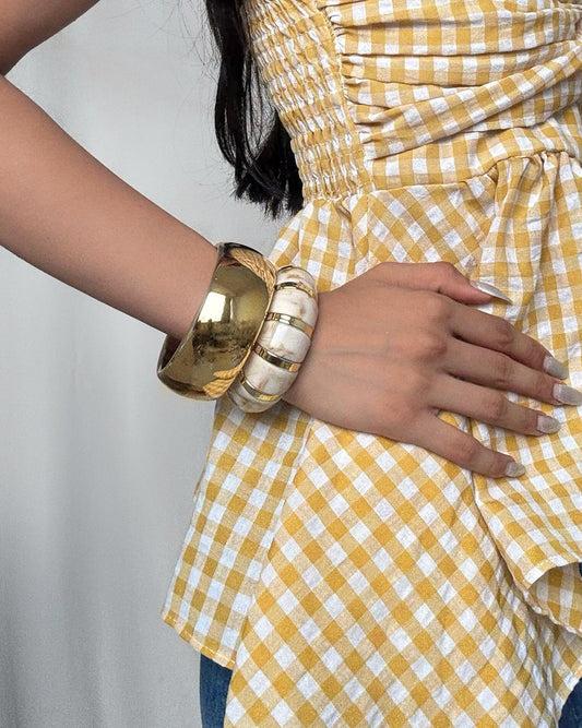 Old Hollywood Chunky Hand Stack (Combo of 2)