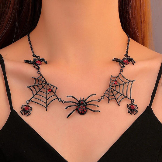 Creeping Spiders Necklace
