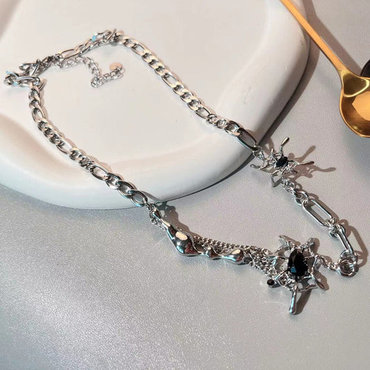 Baddie’s Web! Spider Necklace