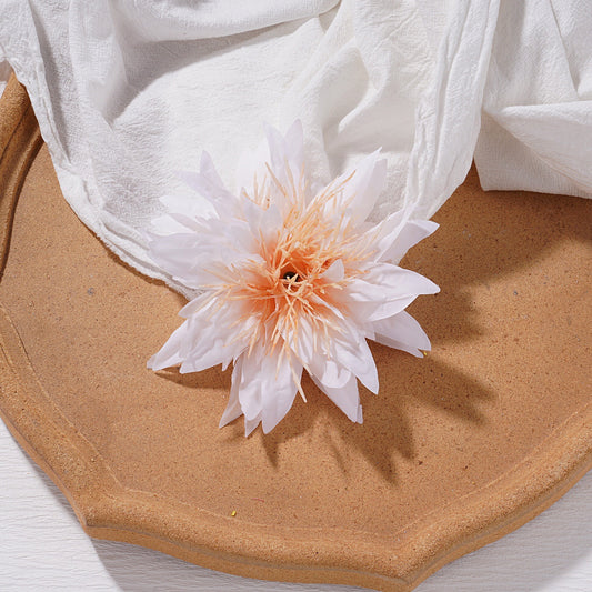 Frosty Petalled Flower Hair Clip