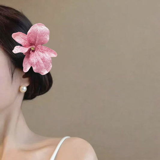 Pinkish Delicacy! Floral Hair Clip