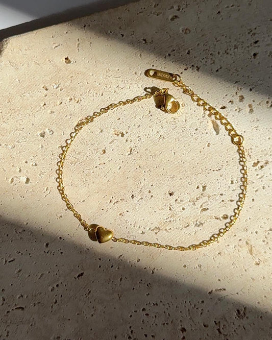 Beloved Solid Heart Bracelet