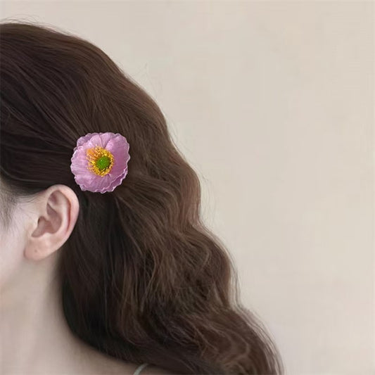 Mauve Dreamscape Poppy Hair Clip