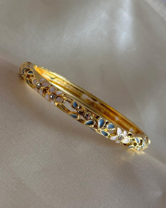 Victorian Maximalist Enamel Bangle