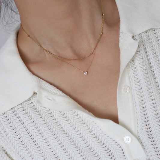 Blinging in Minimalism Necklace