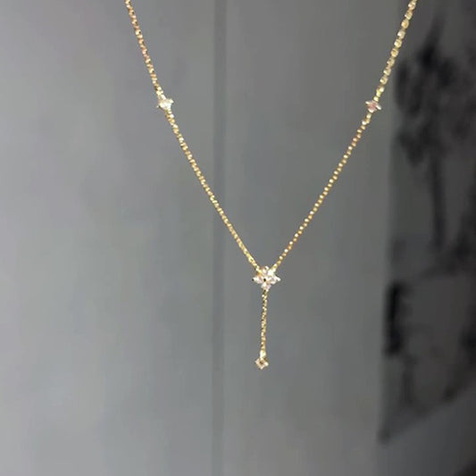 Wink of Flicker Minimalistic Necklace