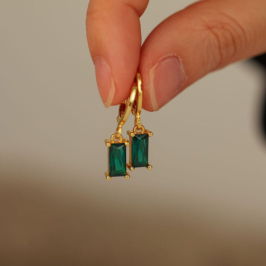 Exquisite in Emerald Drop Earrings