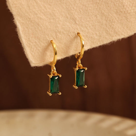 Exquisite in Emerald Drop Earrings