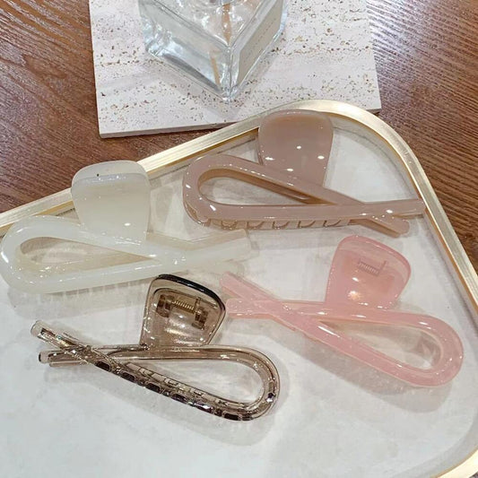 Pretty Neutrals Jelly Claw Clip