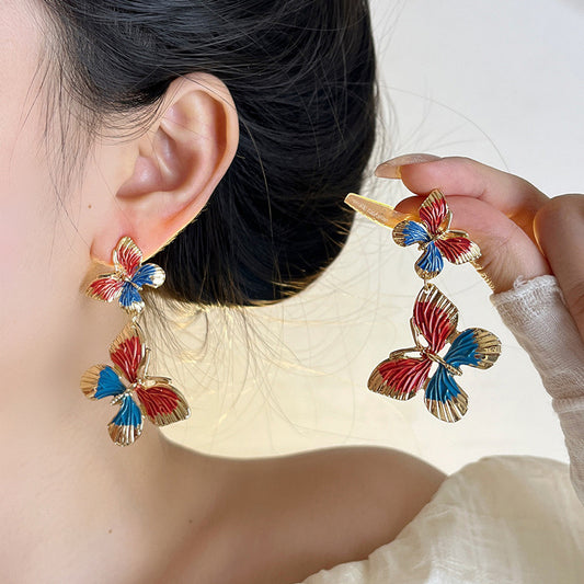 Multicoloured Wingling Earrings