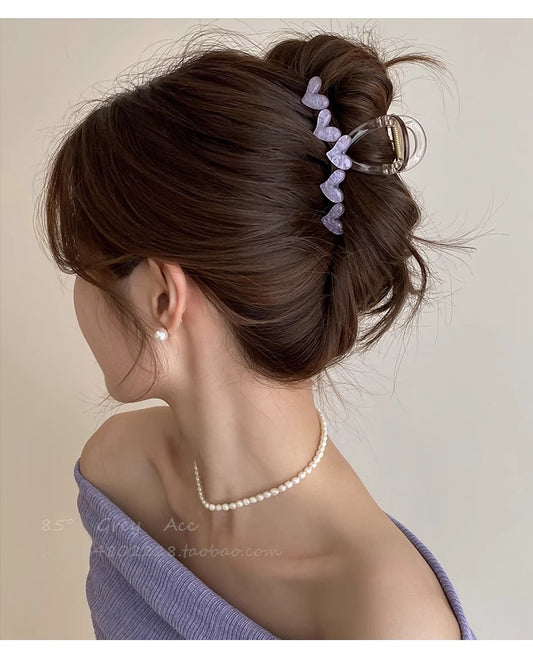 purple Love Claw Clip