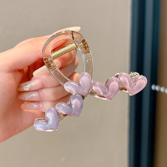 purple Love Claw Clip