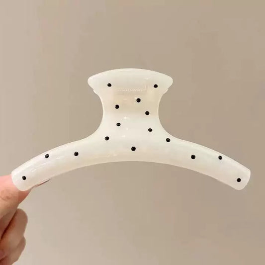 Polka Elegance Claw Clip