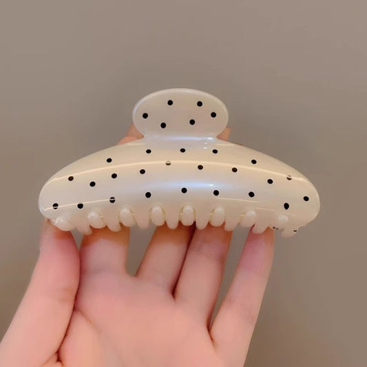 Countryside Polka Claw Clip