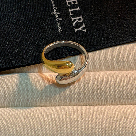 Maria Contrasting Metal Ring