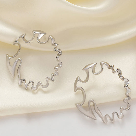 Irregular Twisted Punk Earrings