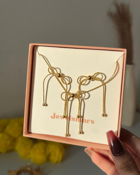 Bow Season Gift Box (necklace + earrings)
