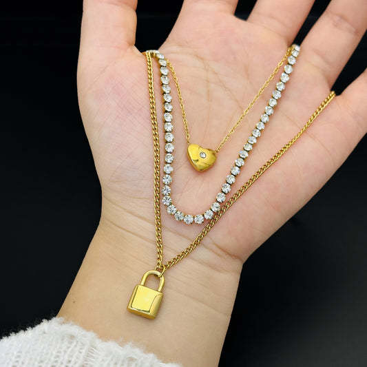 Thrice the Glam! Necklace