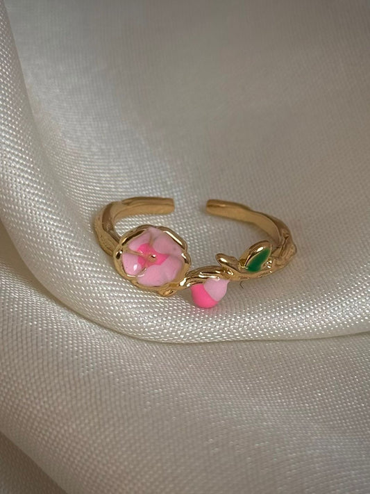 Emily Carnation Pink Ring