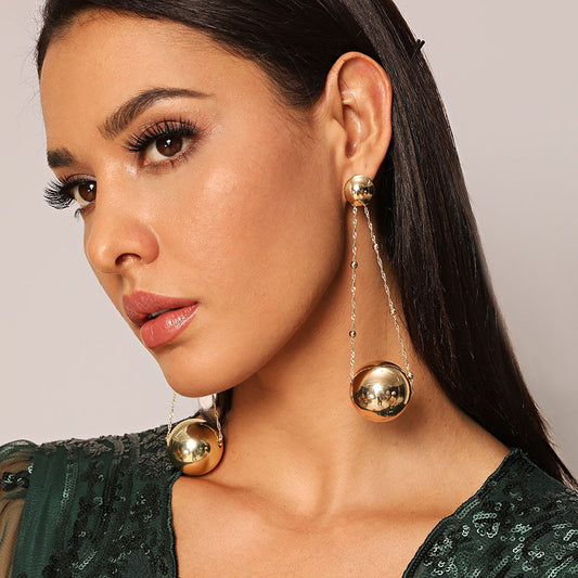 Showstopper Ball Drop Earrings