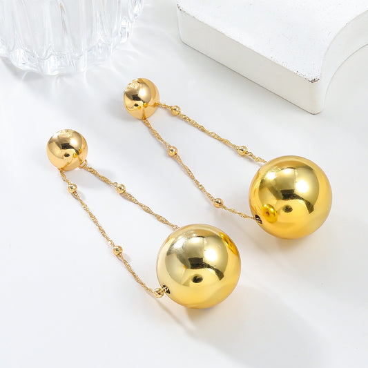 Showstopper Ball Drop Earrings