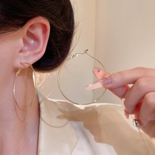 Classic Clean Girl Hoops (stainless steel)