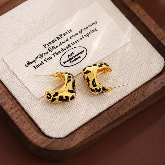 Golden Purr Earrings