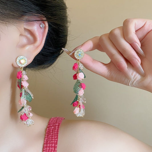 Sabrina Spring Tassel Earrings