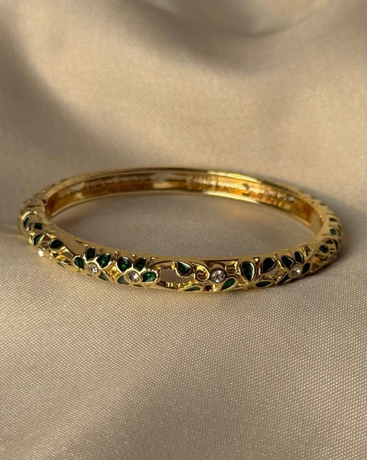 Timeless Flora Enamel Bangle