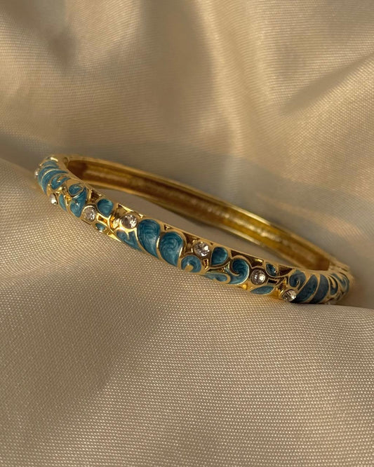 Vintage Dreamer Enamel Bangle