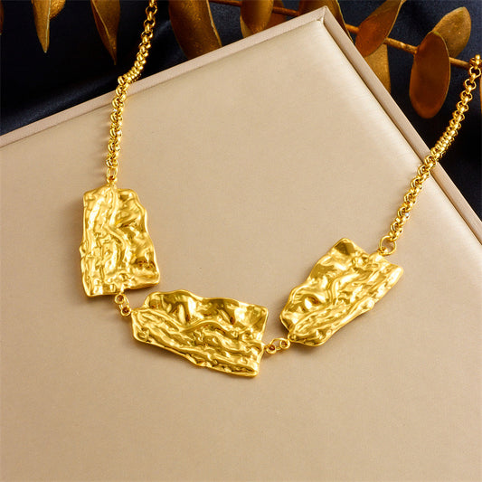 Gold-struck Statement Necklace