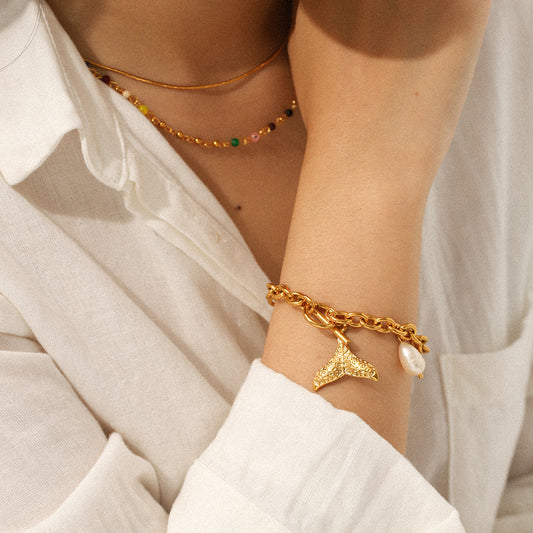 Shelly-belly Mermaid Bracelet