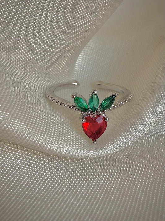 Ruby Darling Heart Ring