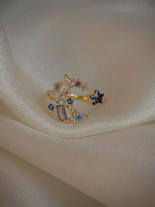 Purple Nebula Dreamy Ring